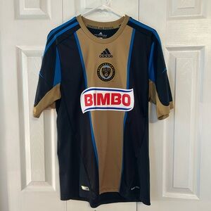 Adidas Philadelphia Union Soccer Jersey - Black and Gold